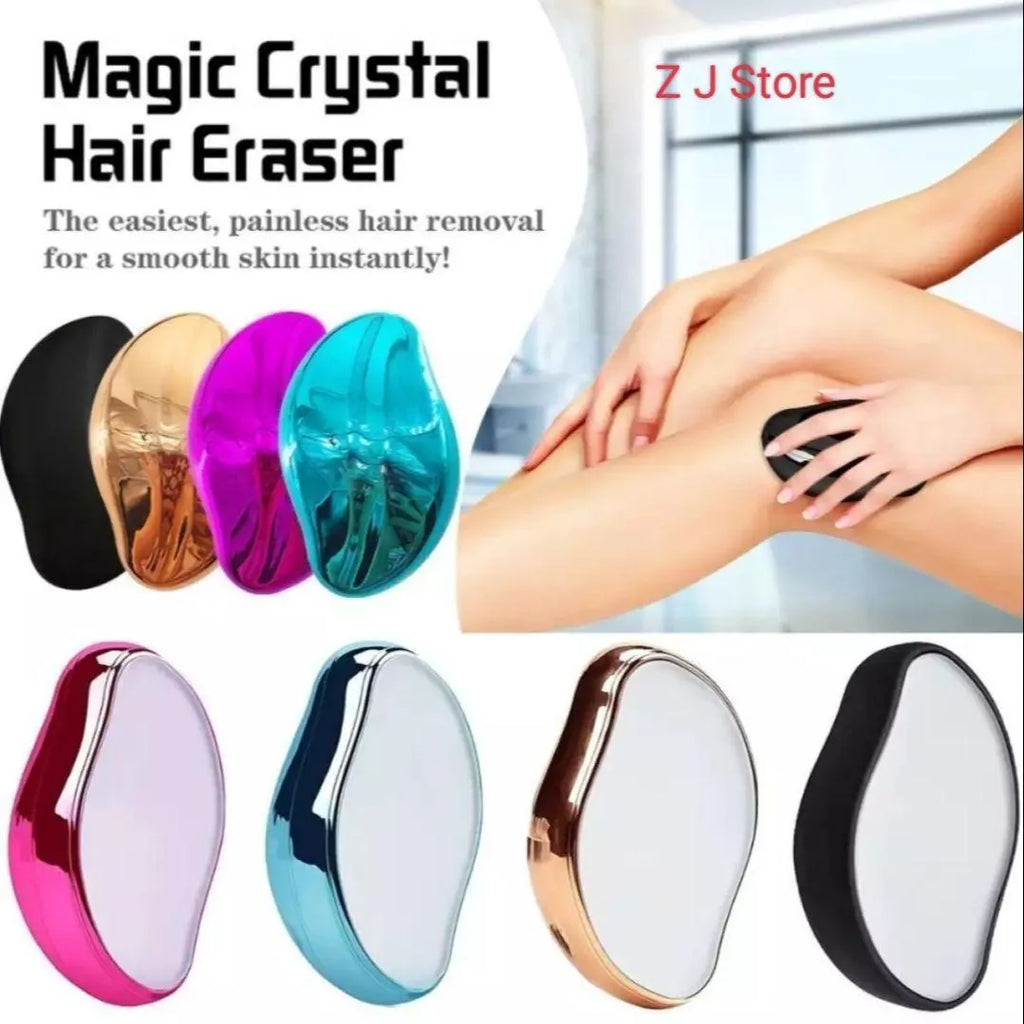 Crystal Hair Eraser for Smooth Skin, Easy Use, All Skin Types