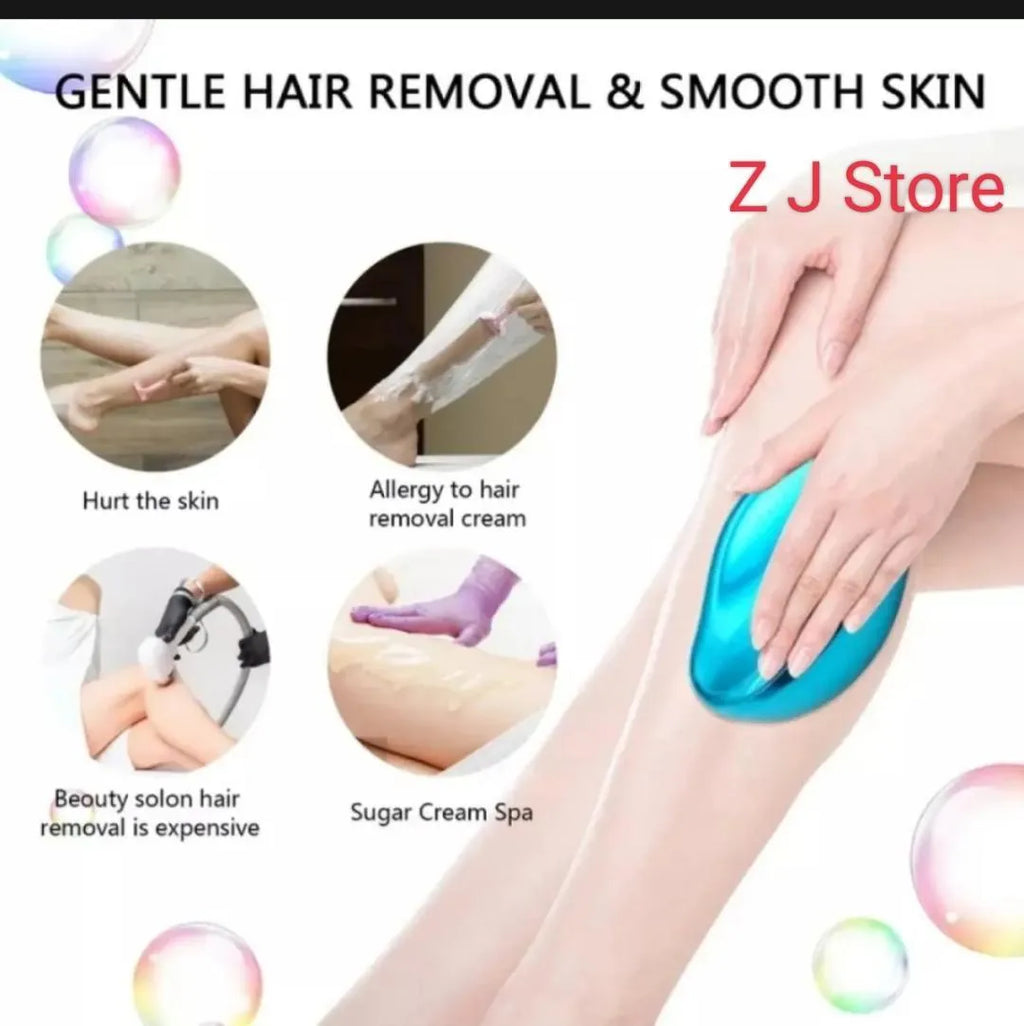 Crystal Hair Eraser for Smooth Skin, Easy Use, All Skin Types