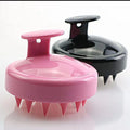 Silicone Scalp Massager Brush Pink Black
