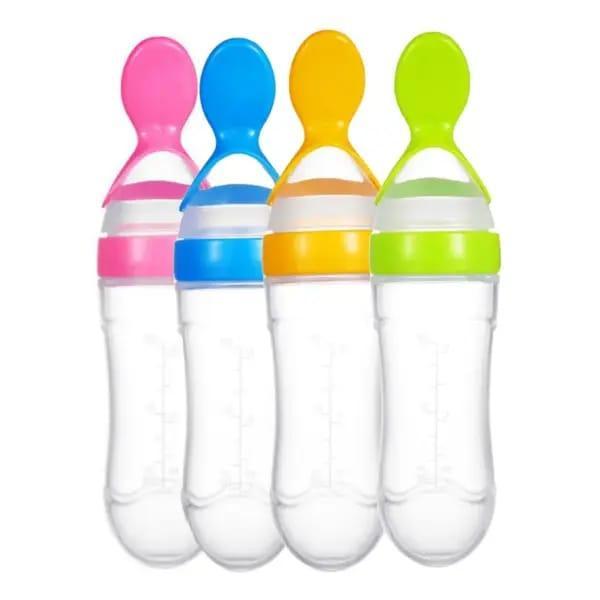 Baby Silicone Feeding Set with Pacifier & Knee Pads