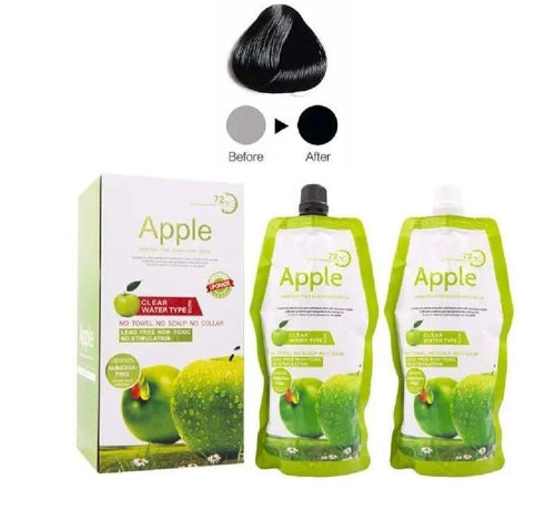 Apple Hair Color Cream Ammon-Free Twin Pack