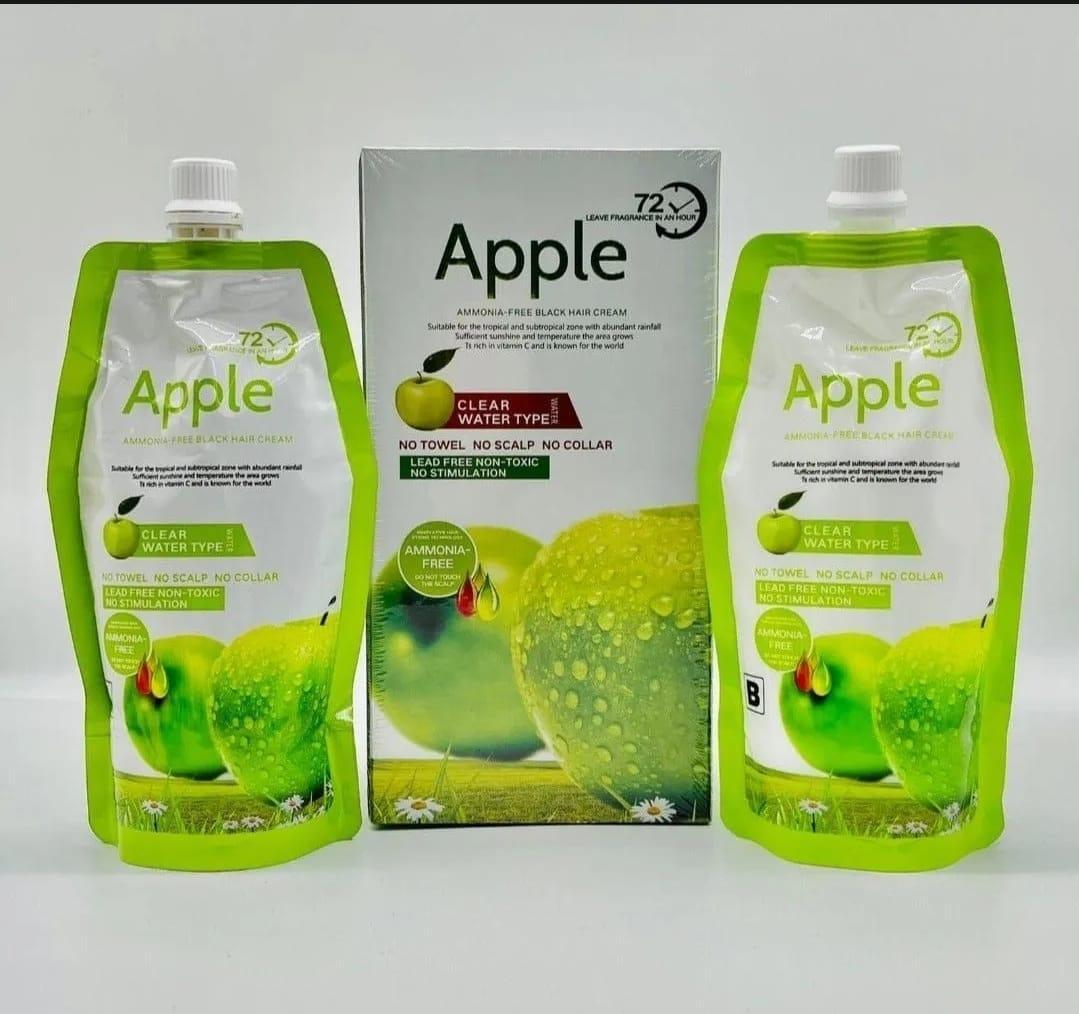 Apple Hair Color Cream Ammon-Free Twin Pack