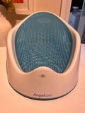 Baby Bath Cradle Blue White Non-Slip Plastic