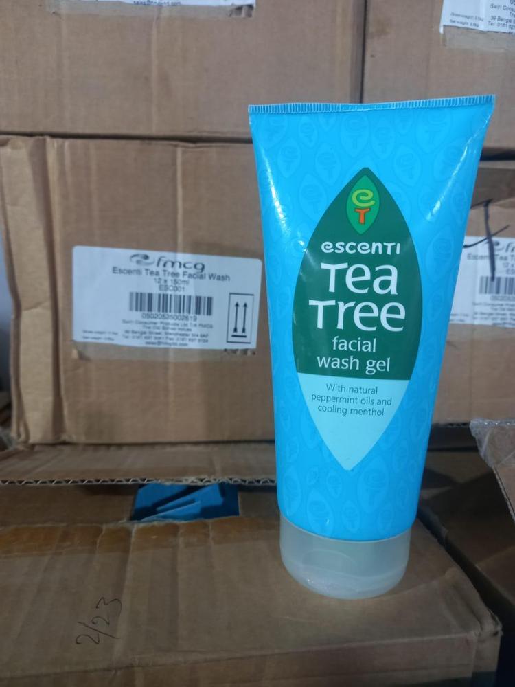 Premium Tea Tree Facial Wash Gel 150ml Cooling Mint