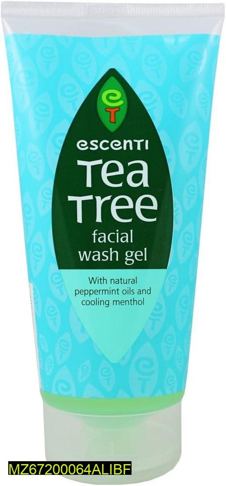 Premium Tea Tree Facial Wash Gel 150ml Cooling Mint