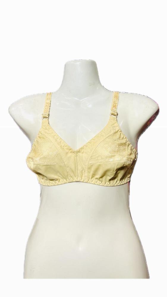 "Premium Cotton V-Neck Bra for Women, Stretchable, Breathable, Sizes 32-42 "