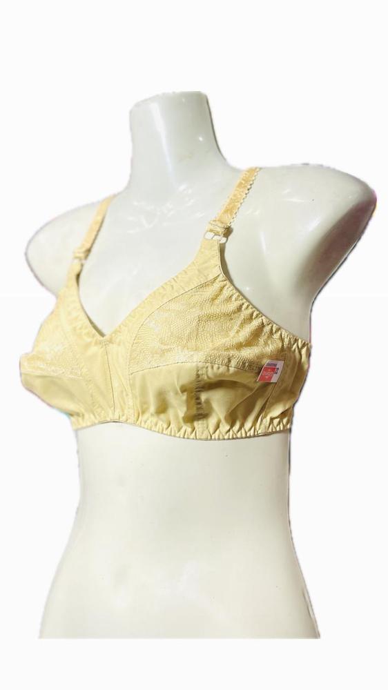 "Premium Cotton V-Neck Bra for Women, Stretchable, Breathable, Sizes 32-42 "