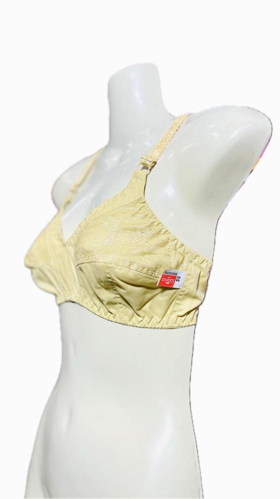 "Premium Cotton V-Neck Bra for Women, Stretchable, Breathable, Sizes 32-42 "